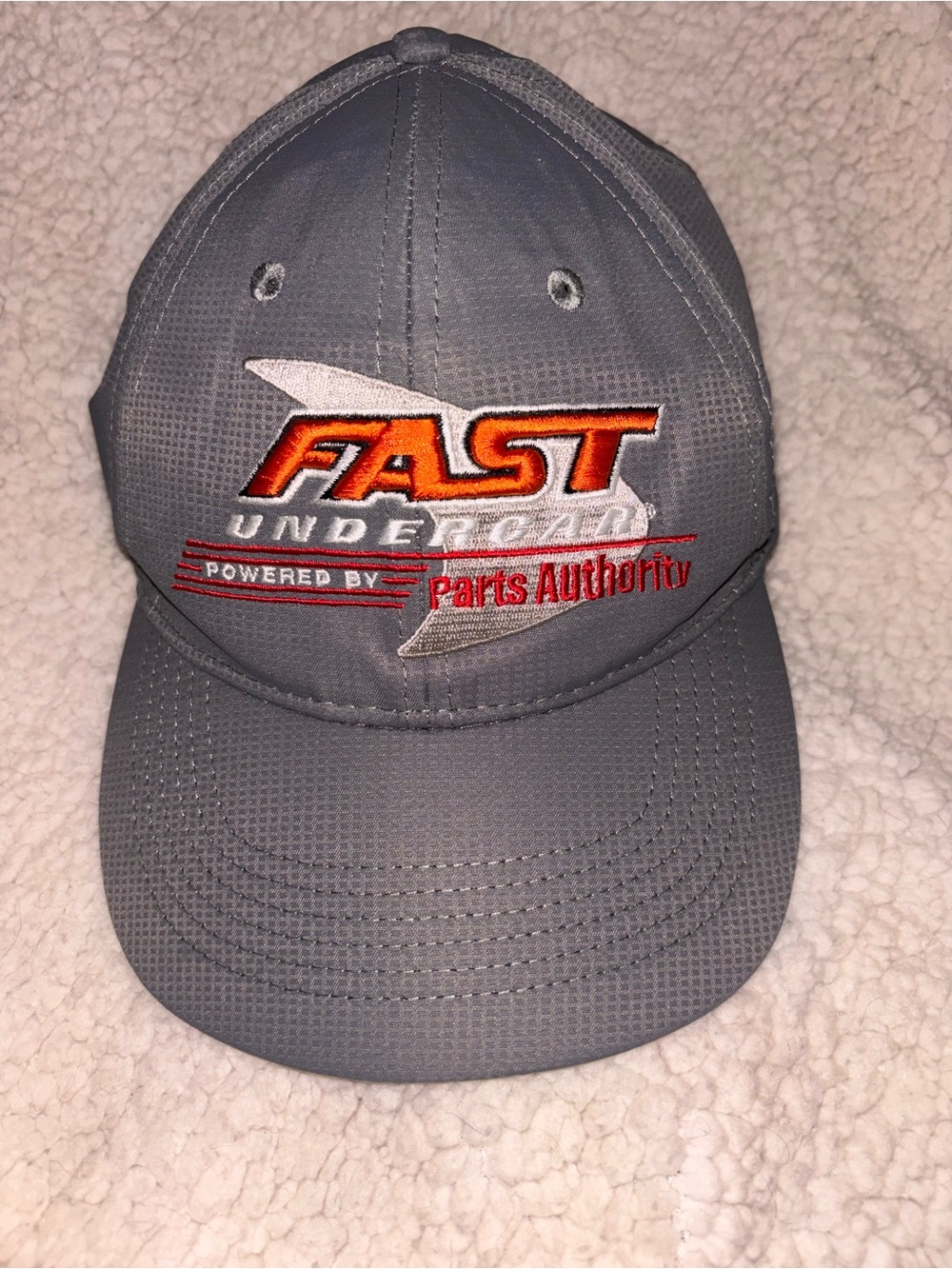 FAST Undercar Parts Authority Gray Adjustable Performance Baseball Hat
